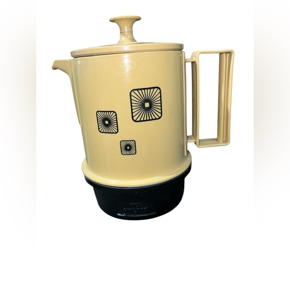 VTG REGAL HARVEST GOLD 5 CUP INSTA HOT AUTOMATIC POLY HOT-POT 7427 WORKS‎